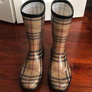 Burberry Haymarket mid rainboot purchased in 2012
